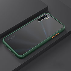 Custodia Silicone e Plastica Opaca Cover R03 per Oppo Find X2 Lite Verde