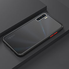 Custodia Silicone e Plastica Opaca Cover R03 per Oppo Reno3 Nero