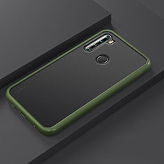 Custodia Silicone e Plastica Opaca Cover R03 per Xiaomi Redmi Note 8 (2021) Verde