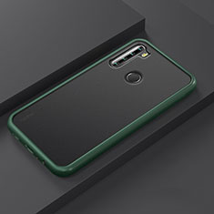 Custodia Silicone e Plastica Opaca Cover R03 per Xiaomi Redmi Note 8 Ciano