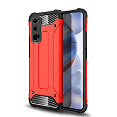 Custodia Silicone e Plastica Opaca Cover U01 per Huawei Honor 30 Pro+ Plus Rosso