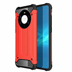 Custodia Silicone e Plastica Opaca Cover U01 per Huawei Mate 40 Pro+ Plus Rosso