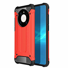 Custodia Silicone e Plastica Opaca Cover U01 per Huawei Mate 40E 5G Rosso