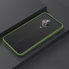 Custodia Silicone e Plastica Opaca Cover U01 per Vivo X50 Lite Verde