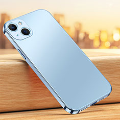 Custodia Silicone e Plastica Opaca Cover U02 per Apple iPhone 13 Mini Blu