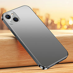 Custodia Silicone e Plastica Opaca Cover U02 per Apple iPhone 15 Plus Nero
