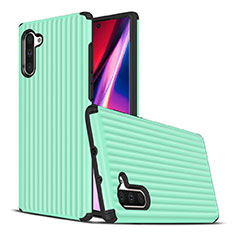 Custodia Silicone e Plastica Opaca Cover U02 per Samsung Galaxy Note 10 5G Verde