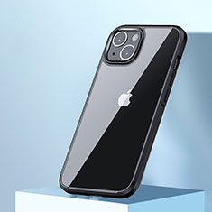 Custodia Silicone e Plastica Opaca Cover U05 per Apple iPhone 13 Mini Nero