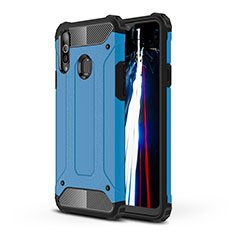 Custodia Silicone e Plastica Opaca Cover WL1 per Samsung Galaxy A20s Blu