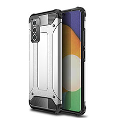 Custodia Silicone e Plastica Opaca Cover WL1 per Samsung Galaxy A25 5G Argento