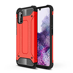Custodia Silicone e Plastica Opaca Cover WL1 per Samsung Galaxy A41 Rosso