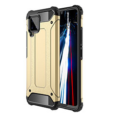 Custodia Silicone e Plastica Opaca Cover WL1 per Samsung Galaxy A42 5G Oro