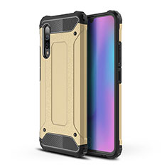 Custodia Silicone e Plastica Opaca Cover WL1 per Samsung Galaxy A90 5G Oro