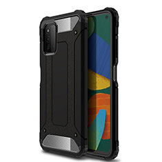 Custodia Silicone e Plastica Opaca Cover WL1 per Samsung Galaxy F52 5G Nero
