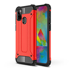 Custodia Silicone e Plastica Opaca Cover WL1 per Samsung Galaxy M30s Rosso