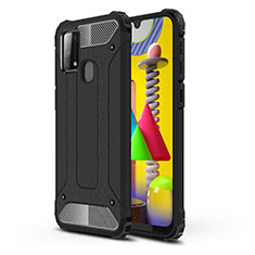 Custodia Silicone e Plastica Opaca Cover WL1 per Samsung Galaxy M31 Prime Edition Nero