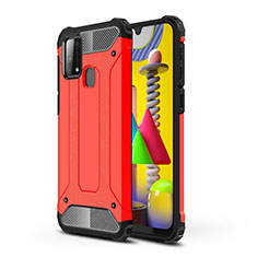 Custodia Silicone e Plastica Opaca Cover WL1 per Samsung Galaxy M31 Rosso