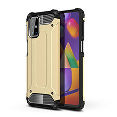 Custodia Silicone e Plastica Opaca Cover WL1 per Samsung Galaxy M31s Oro