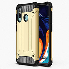Custodia Silicone e Plastica Opaca Cover WL1 per Samsung Galaxy M40 Oro