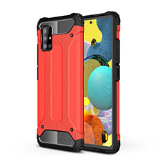 Custodia Silicone e Plastica Opaca Cover WL1 per Samsung Galaxy M40S Rosso