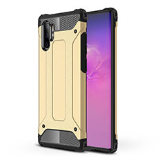 Custodia Silicone e Plastica Opaca Cover WL1 per Samsung Galaxy Note 10 Plus 5G Oro
