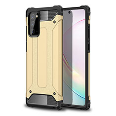 Custodia Silicone e Plastica Opaca Cover WL1 per Samsung Galaxy Note 20 5G Oro