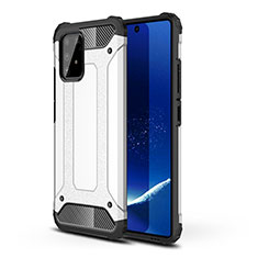 Custodia Silicone e Plastica Opaca Cover WL1 per Samsung Galaxy S10 Lite Argento