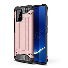 Custodia Silicone e Plastica Opaca Cover WL1 per Samsung Galaxy S10 Lite Oro Rosa
