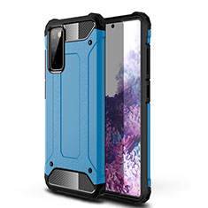 Custodia Silicone e Plastica Opaca Cover WL1 per Samsung Galaxy S20 FE (2022) 5G Blu