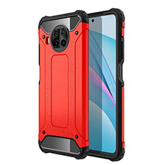 Custodia Silicone e Plastica Opaca Cover WL1 per Xiaomi Mi 10i 5G Rosso
