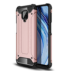 Custodia Silicone e Plastica Opaca Cover WL1 per Xiaomi Poco M2 Pro Oro Rosa