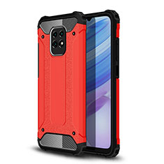 Custodia Silicone e Plastica Opaca Cover WL1 per Xiaomi Redmi 10X 5G Rosso