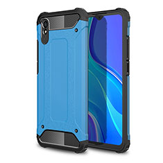 Custodia Silicone e Plastica Opaca Cover WL1 per Xiaomi Redmi 9AT Blu