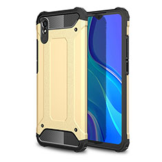 Custodia Silicone e Plastica Opaca Cover WL1 per Xiaomi Redmi 9AT Oro