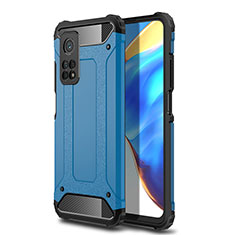 Custodia Silicone e Plastica Opaca Cover WL1 per Xiaomi Redmi K30S 5G Blu