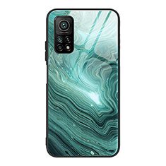 Custodia Silicone Gel Laterale Fantasia Modello Specchio Cover JM1 per Xiaomi Mi 10T Pro 5G Verde