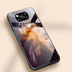 Custodia Silicone Gel Laterale Fantasia Modello Specchio Cover JM1 per Xiaomi Poco X3 Pro Multicolore