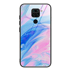 Custodia Silicone Gel Laterale Fantasia Modello Specchio Cover JM1 per Xiaomi Redmi Note 9 Colorato