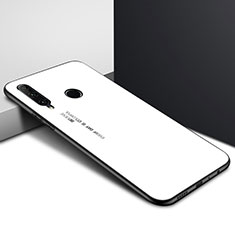 Custodia Silicone Gel Laterale Fantasia Modello Specchio Cover K01 per Huawei Honor 20 Lite Bianco