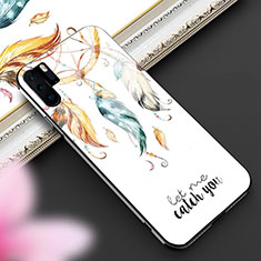 Custodia Silicone Gel Laterale Fantasia Modello Specchio Cover K01 per Huawei P30 Pro Multicolore