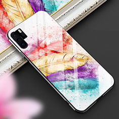 Custodia Silicone Gel Laterale Fantasia Modello Specchio Cover K01 per Huawei P30 Pro New Edition Colorato