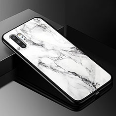 Custodia Silicone Gel Laterale Fantasia Modello Specchio Cover K01 per Samsung Galaxy Note 10 Plus 5G Bianco