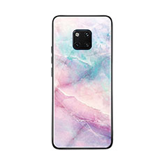 Custodia Silicone Gel Laterale Fantasia Modello Specchio Cover K03 per Huawei Mate 20 Pro Colorato