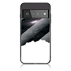 Custodia Silicone Gel Laterale Fantasia Modello Specchio Cover LS1 per Google Pixel 6 Pro 5G Nero