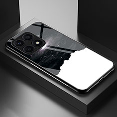 Custodia Silicone Gel Laterale Fantasia Modello Specchio Cover LS1 per Huawei Honor 70 Lite 5G Nero