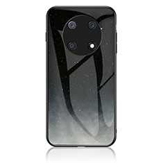Custodia Silicone Gel Laterale Fantasia Modello Specchio Cover LS1 per Huawei Nova Y90 Grigio
