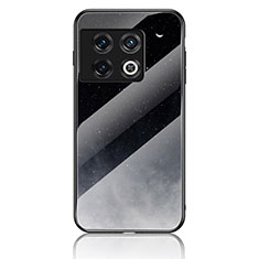 Custodia Silicone Gel Laterale Fantasia Modello Specchio Cover LS1 per OnePlus 10 Pro 5G Grigio