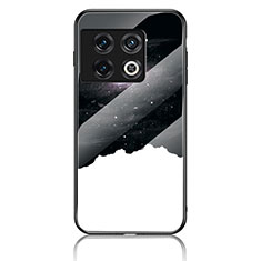 Custodia Silicone Gel Laterale Fantasia Modello Specchio Cover LS1 per OnePlus 10 Pro 5G Nero