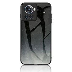 Custodia Silicone Gel Laterale Fantasia Modello Specchio Cover LS1 per OnePlus Ace 5G Grigio