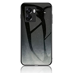 Custodia Silicone Gel Laterale Fantasia Modello Specchio Cover LS1 per OnePlus Nord N300 5G Grigio